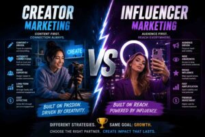 Content marketing vs influencer marketing complete guide